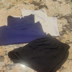 PINK Victoria's Secret Tank & Shorts Set - Navy, White & Black